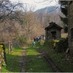 Il villaggio medievale di Sbuttoni in Val Noveglia. Foto Cesare Pozzoli