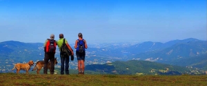 Val d'Arda vista dal Monte Lama