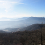 Panorama salendo da Tradosso dopo il M.Pelato