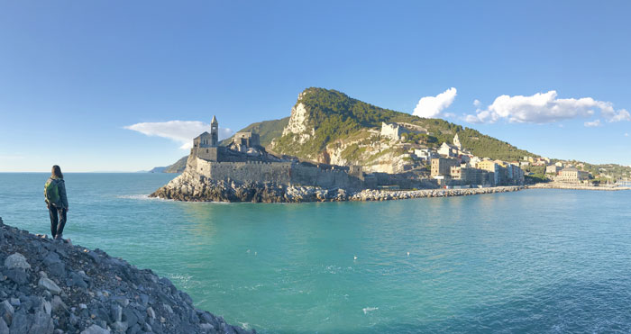 Portovenere visto dall'Isola Palmaria