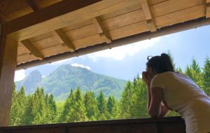 relax nel rifugio con vista Monte Penna