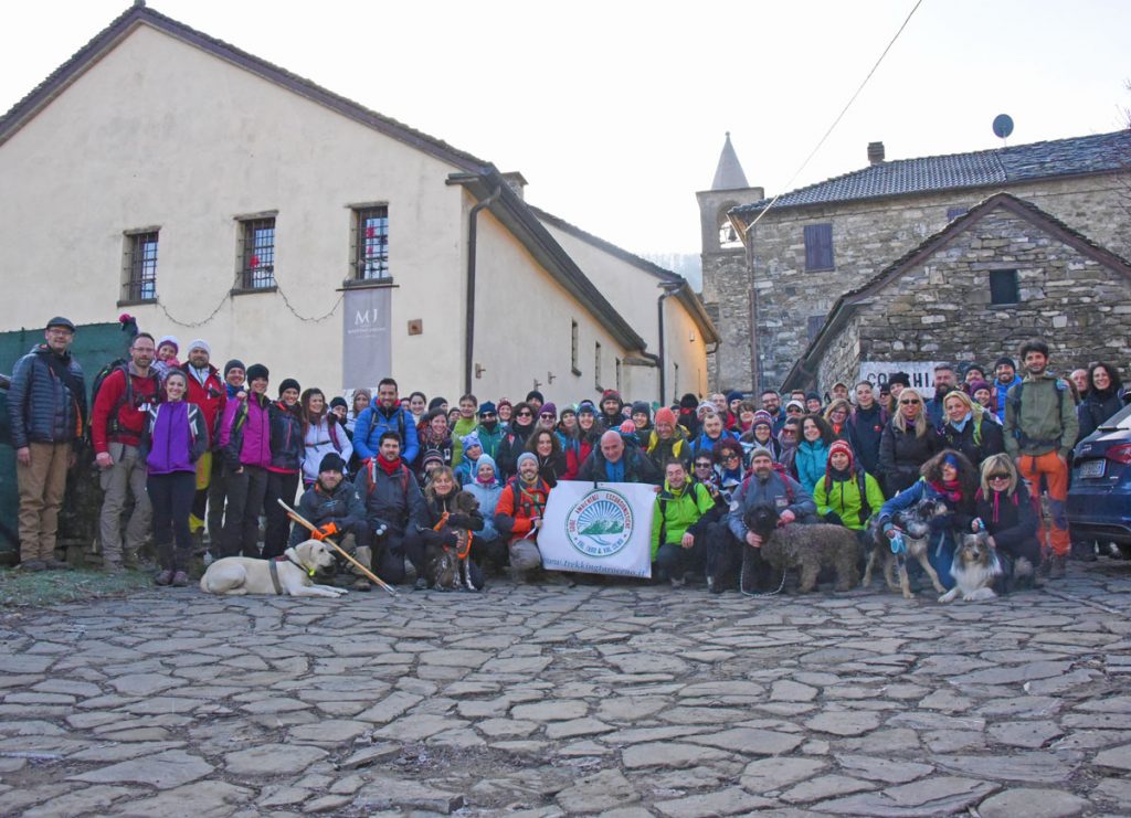 Il primo pranzo con le guide a Corchia di Berceto