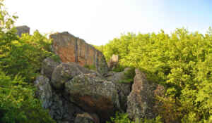 i massi ciclopici delle Rocche di Drusco