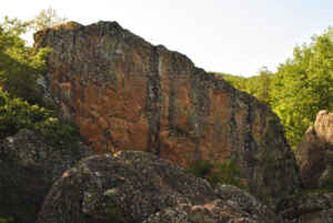 i massi ciclopici delle Rocche di Drusco