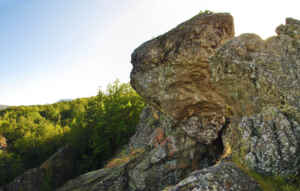 i massi ciclopici delle Rocche di Drusco